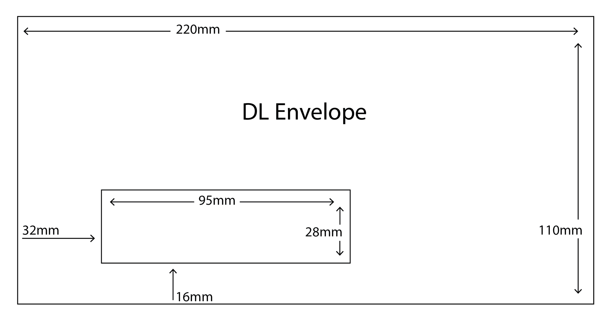 Dl Envelope Dimensions Chart International Envelope Paper Sizes ESXH